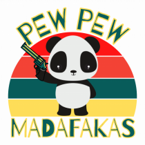 Funny Panda With Guns